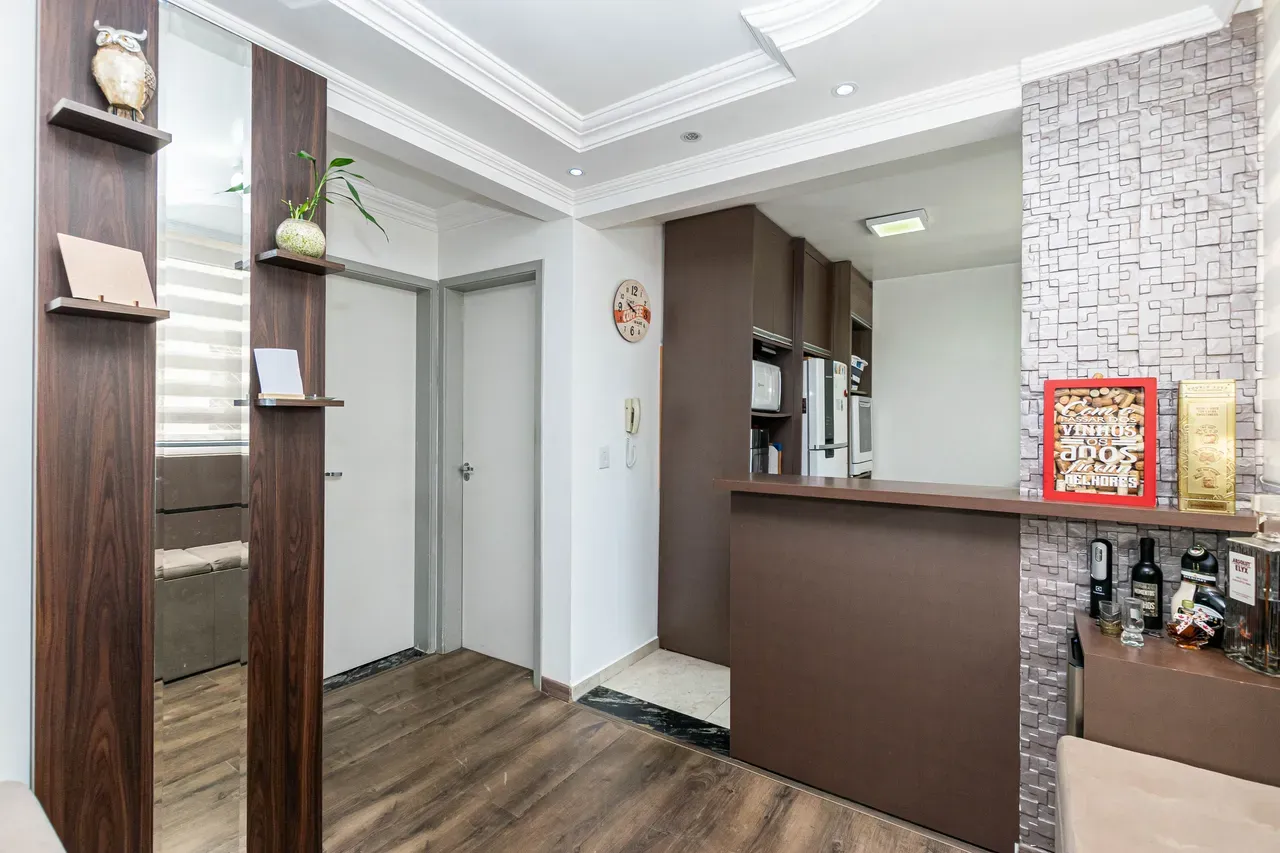 2-bedroom apartment with a washing machine in Curitiba — photo 24