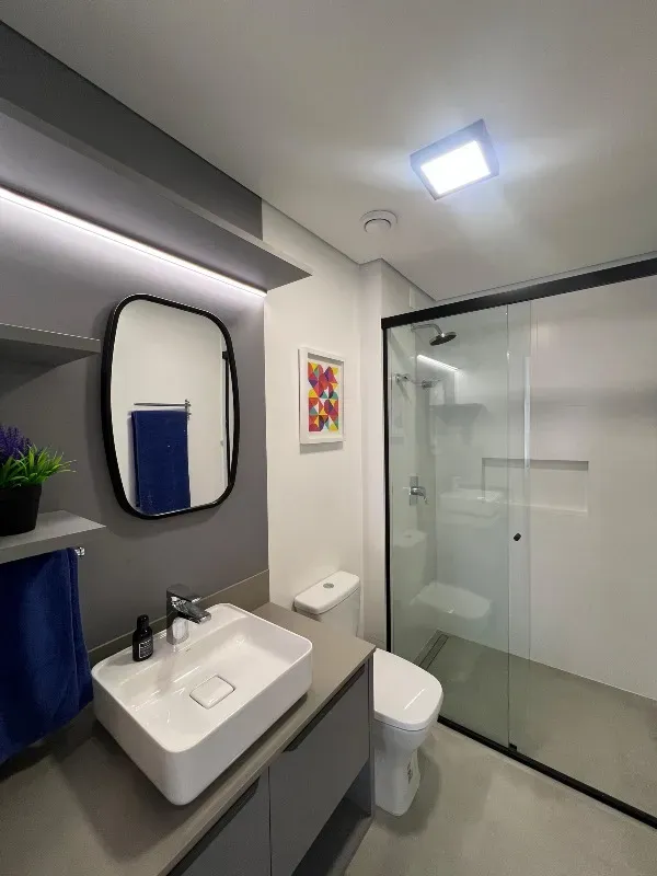 Apartamento mobiliado de 42 m² com cozinha aberta — photo 9