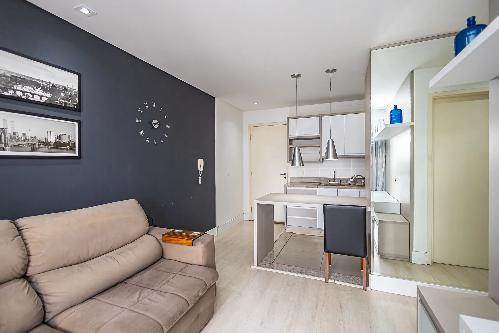 Apartamento amueblado de 46 m² con 1 dormitorio y parking — photo 13