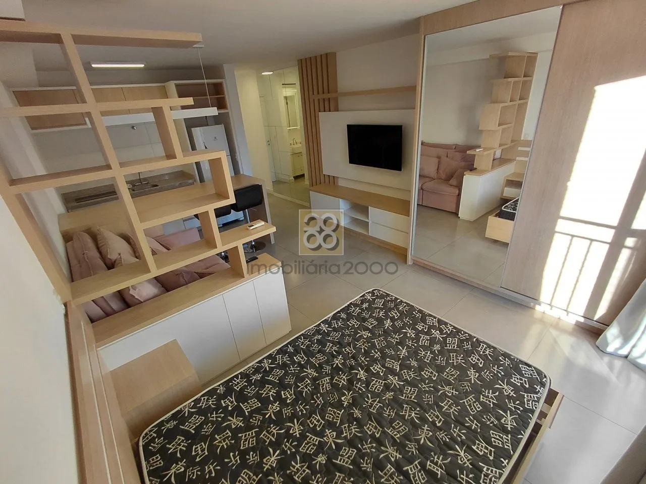 Apartamento de 1 dormitorio con cocina abierta y aire — photo 8