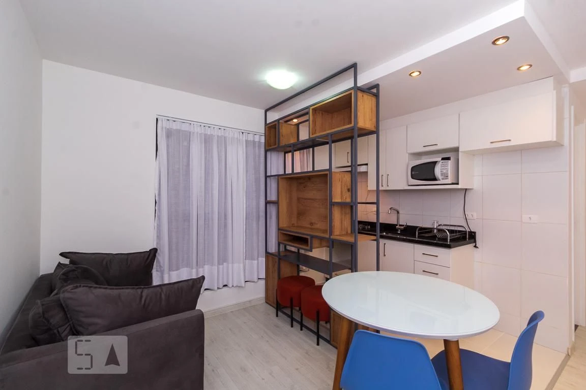 Departamento amueblado, 29 m², con lavadora