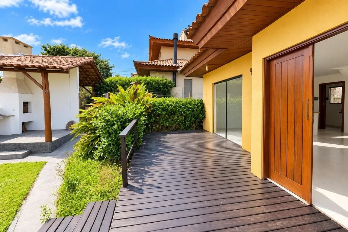 Balcony with a grill in a 2-bedroom house, 130 m² — photo 2