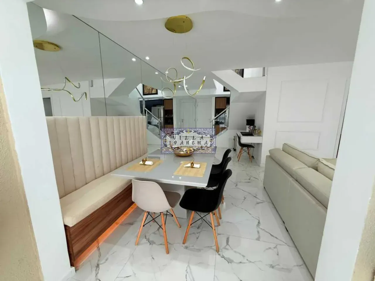 Furnished 3-bedroom duplex with open-plan kitchen — photo 15