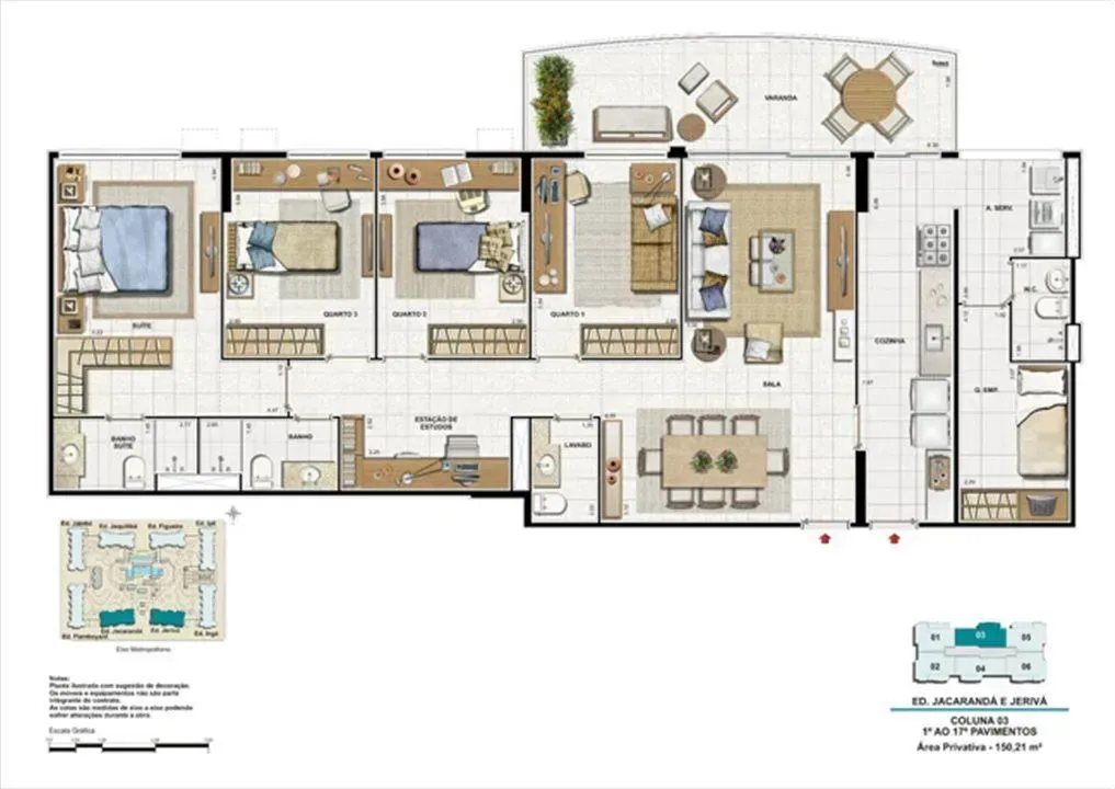 4-bedroom apartment in a building with a gym — photo 20