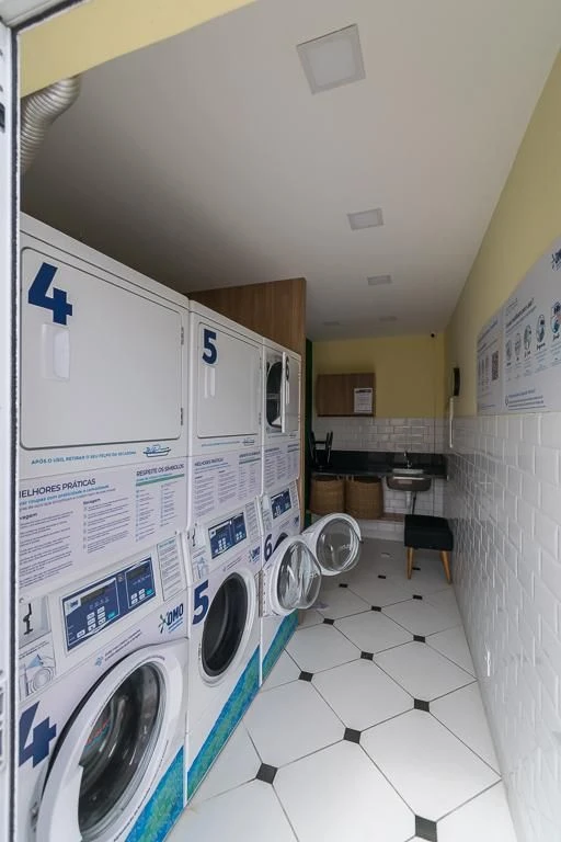 Furnished apartment, 35 m², with a washing machine — photo 63