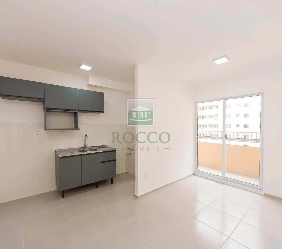 Apartment, 47 m², with a grill on the balcony