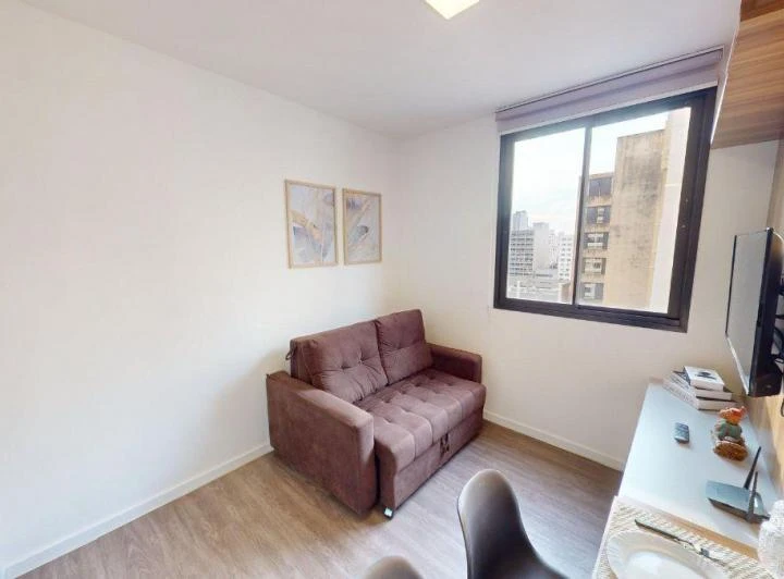 Apartamento mobiliado de 27 m² com 1 dormitório — photo 8