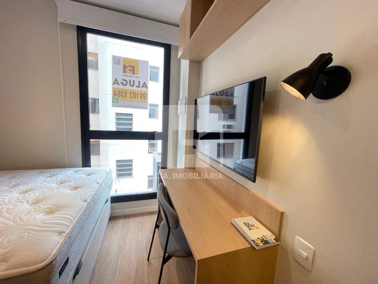 Furnished 45 m² studio with 1 bedroom and open kitchen — photo 14