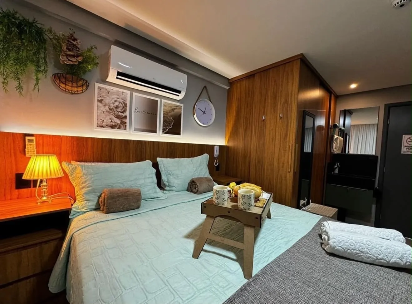 Home office in a one-bedroom apartment, 25 m²