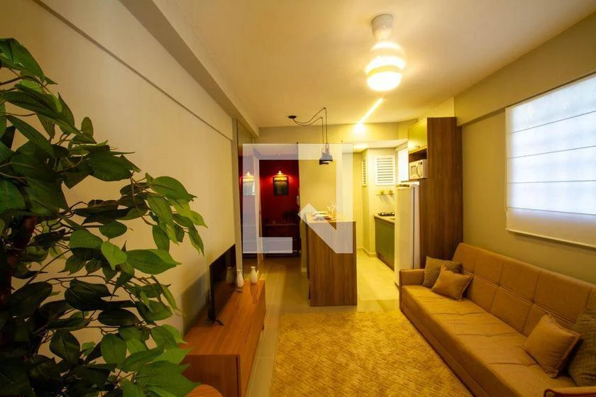 35 m² studio with a home office and a washing machine — photo 15