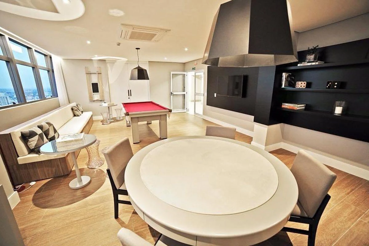 Apartamento mobiliado com cozinha americana e ar-condicionado — photo 12