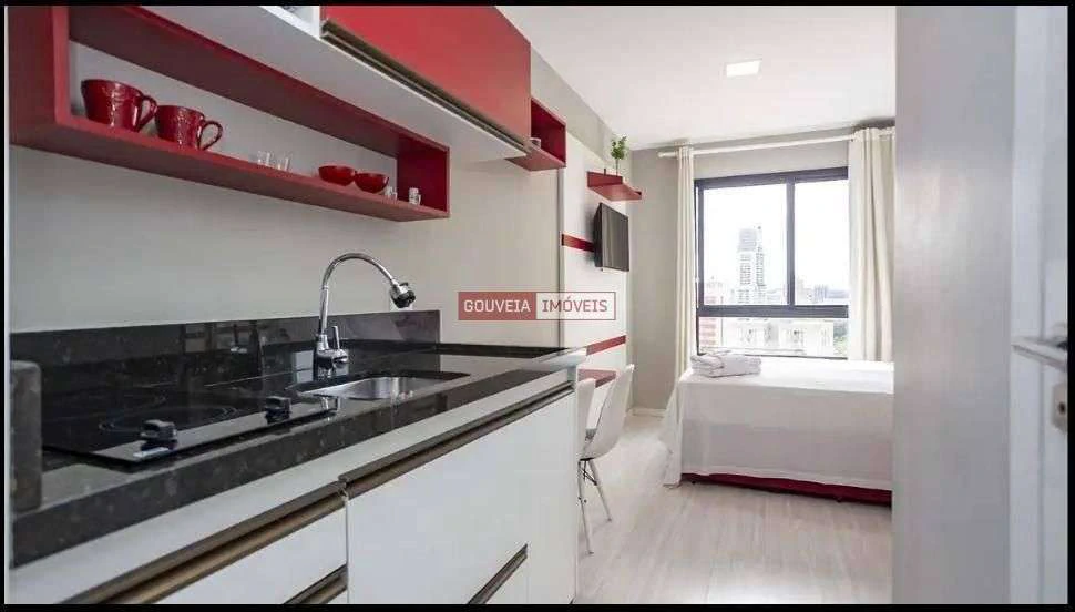 Apartamento de 1 quarto e 17 m² com cozinha compacta — photo 5