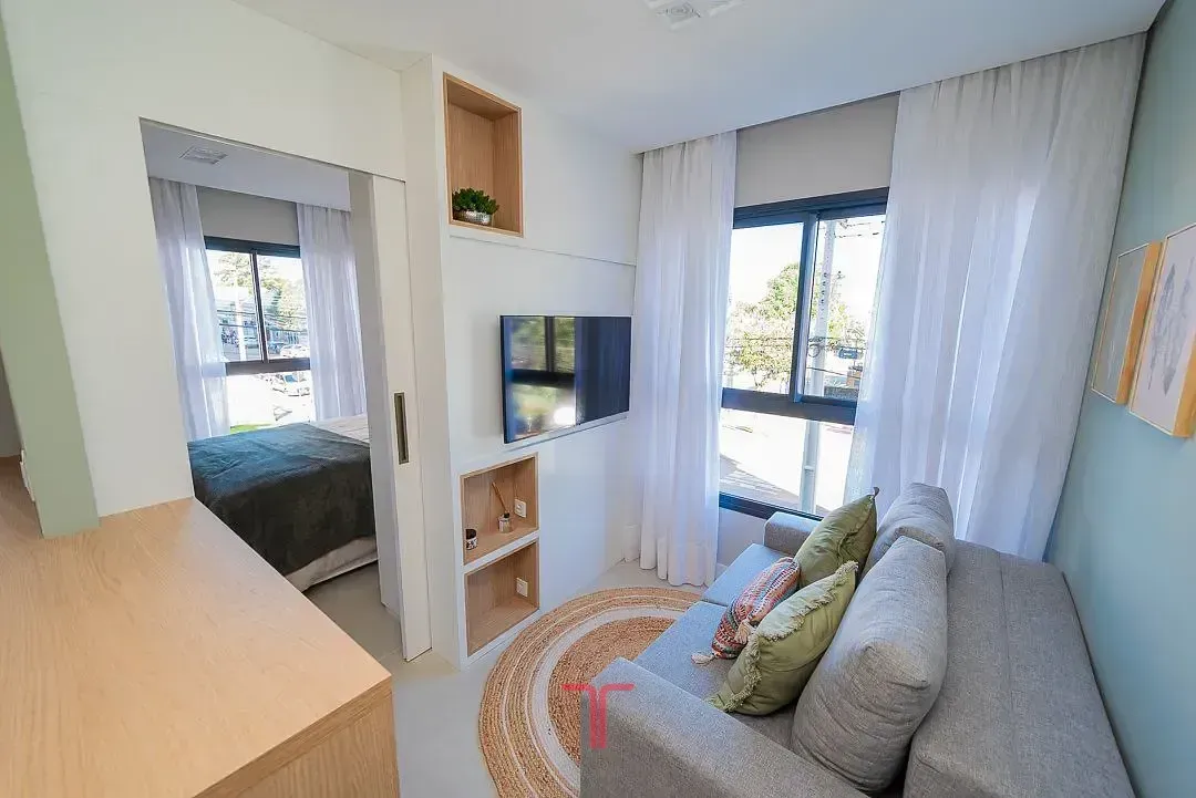 Furnished 45 m² studio with 1 bedroom and 1 bathroom — photo 40