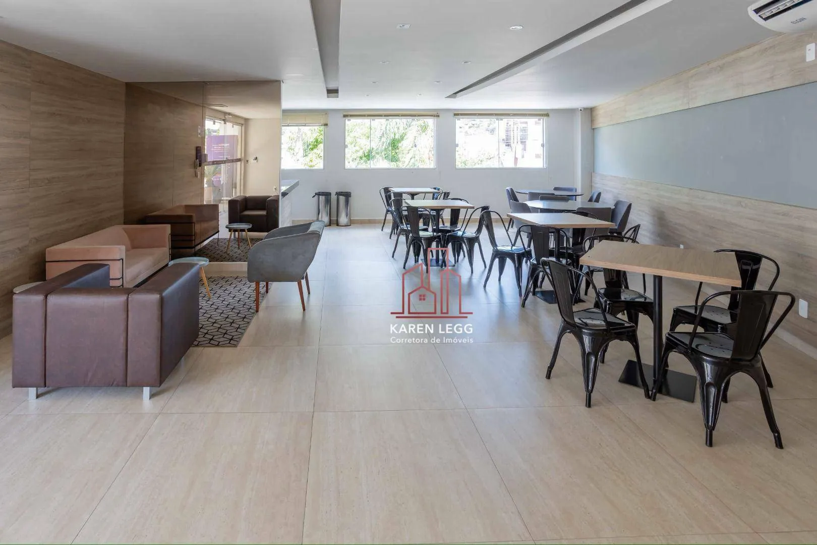 50 m² apartment with 2 bedrooms, 2 baths and balcony — photo 21