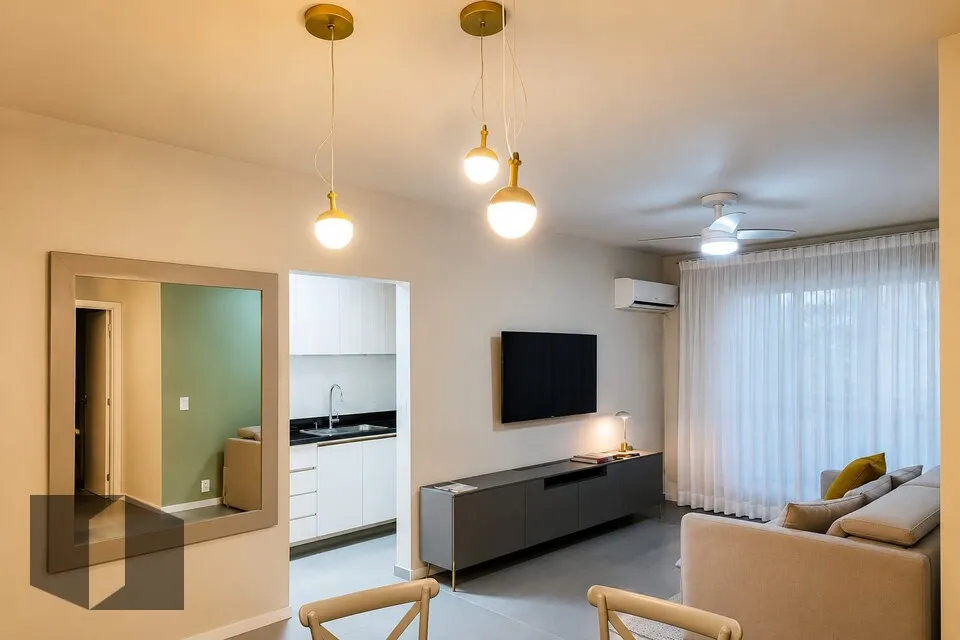 Furnished apartment with 2 bedrooms and 2 bathrooms — photo 13