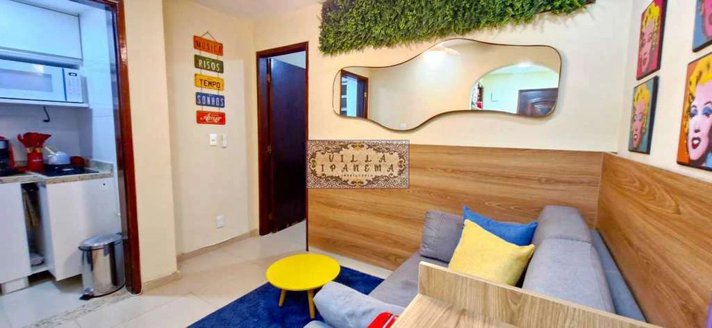 Apartamento mobiliado de 27 m² com 1 quarto e 1 banheiro — photo 9