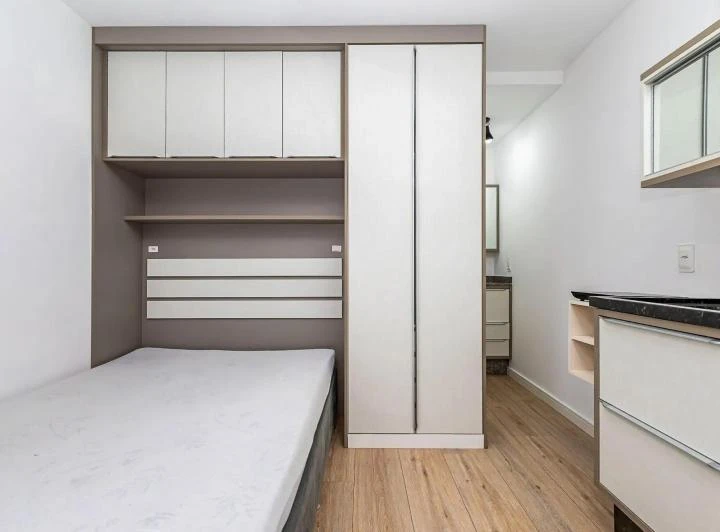Студия 18 м² с 1 спальней и компактной кухней — photo 8