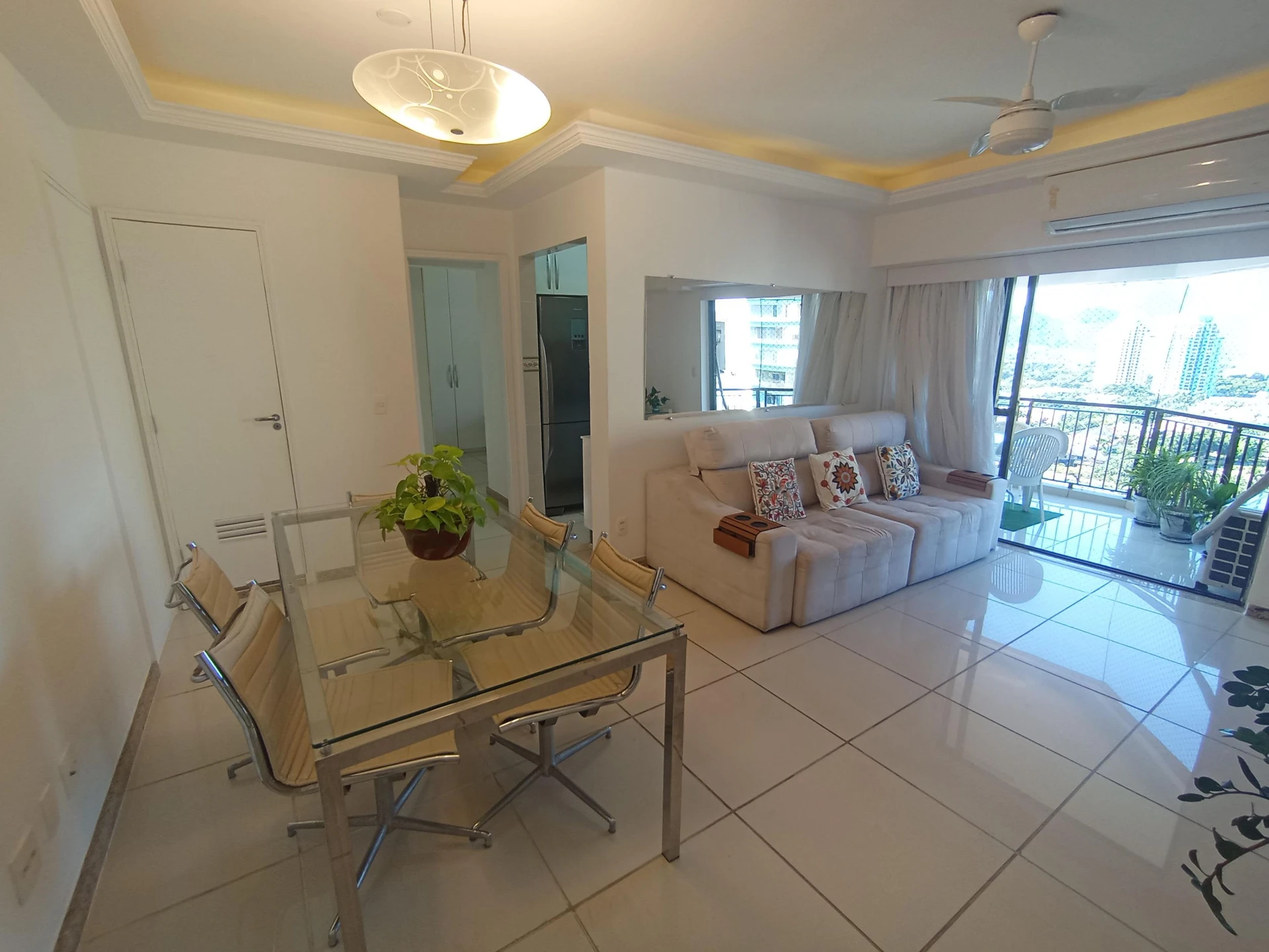 Furnished apartment with a balcony and 1 bedroom
