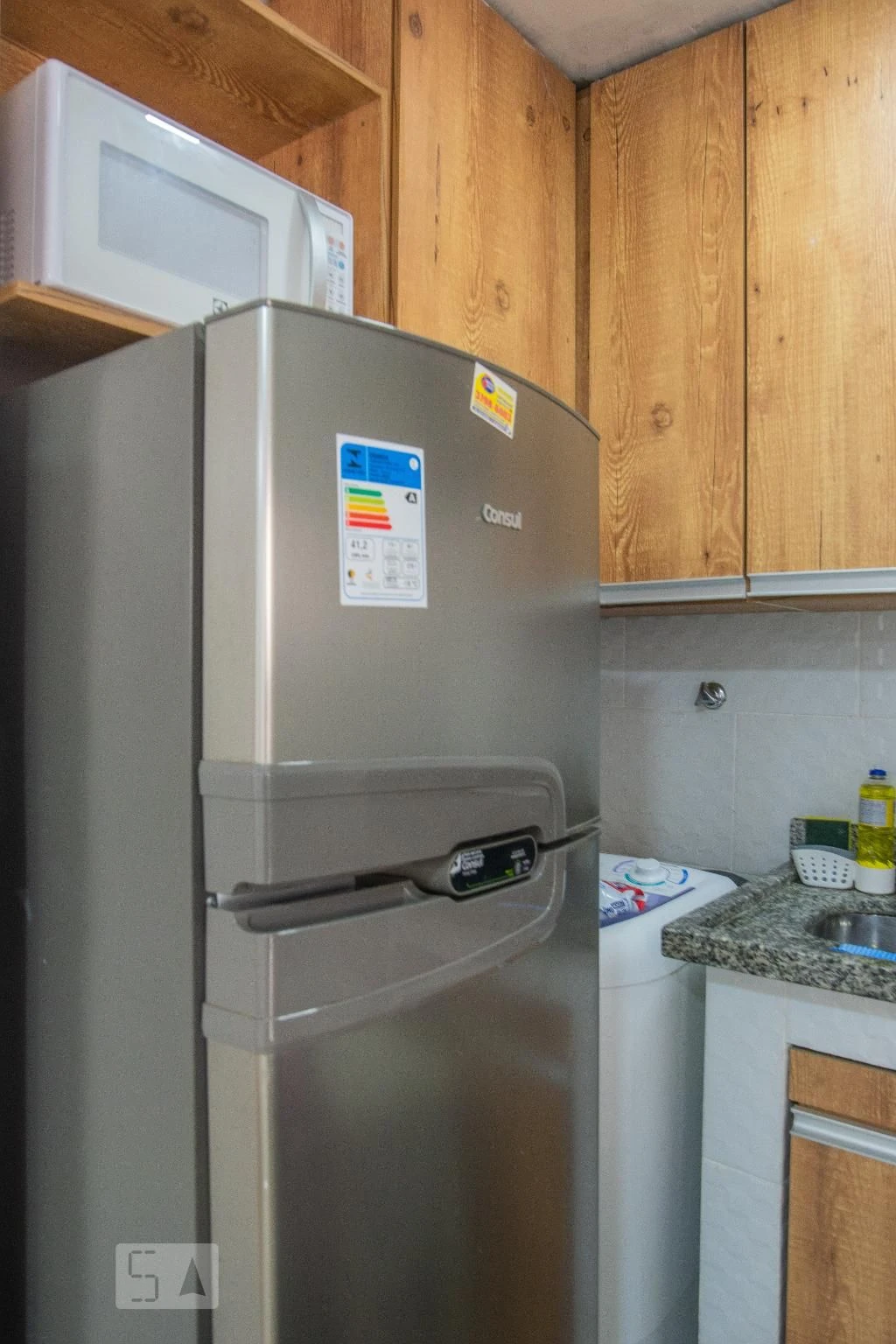 Washing machine in a one-bedroom apartment, 35 m² — photo 2