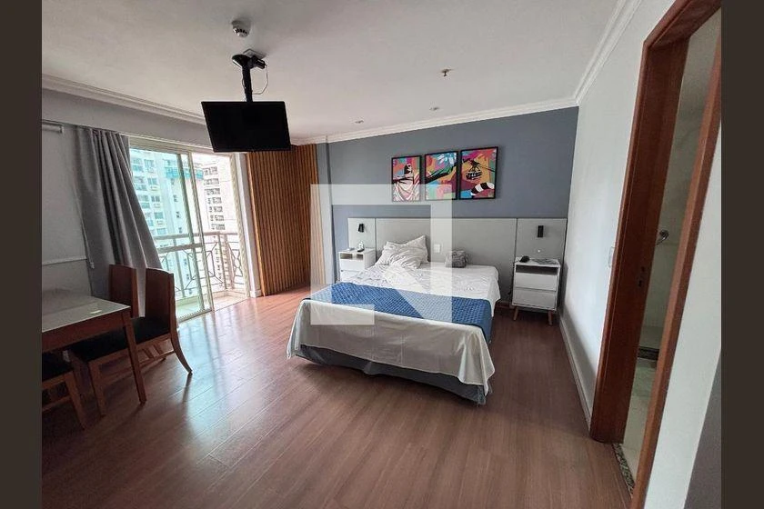 Apartamento mobiliado de 35 m² com 1 quarto e varanda — photo 3