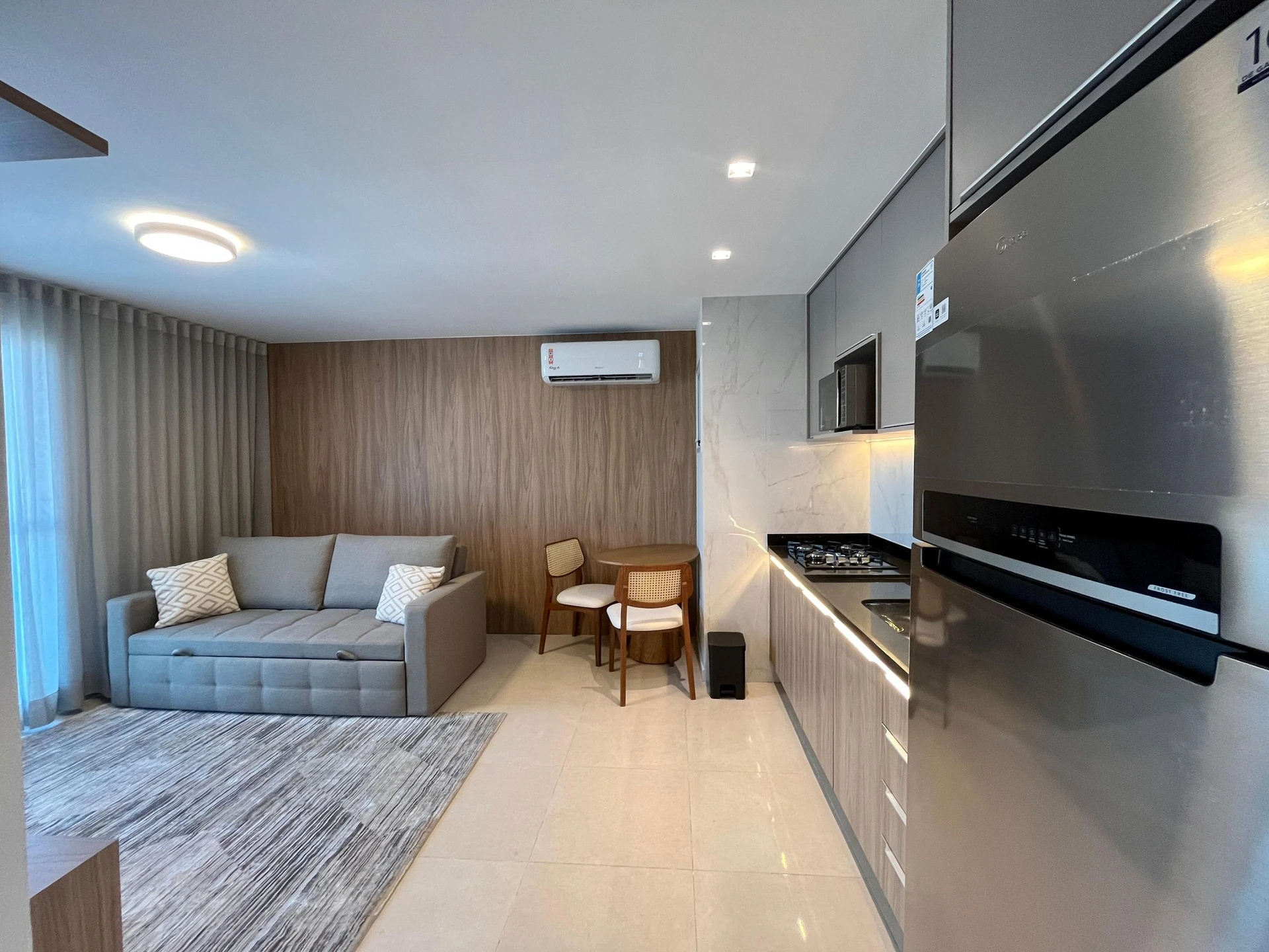 1 quarto e vista para as montanhas: apartamento de 38 m²
