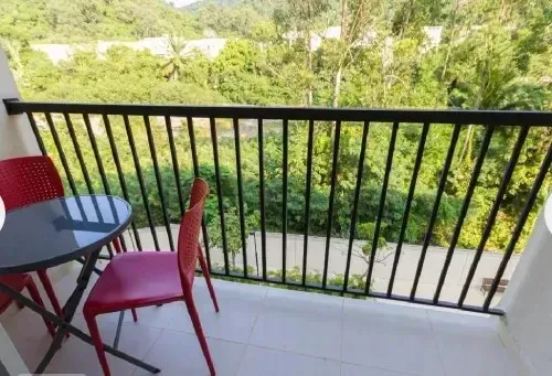 Furnished apartment with 2 bedrooms and open kitchen