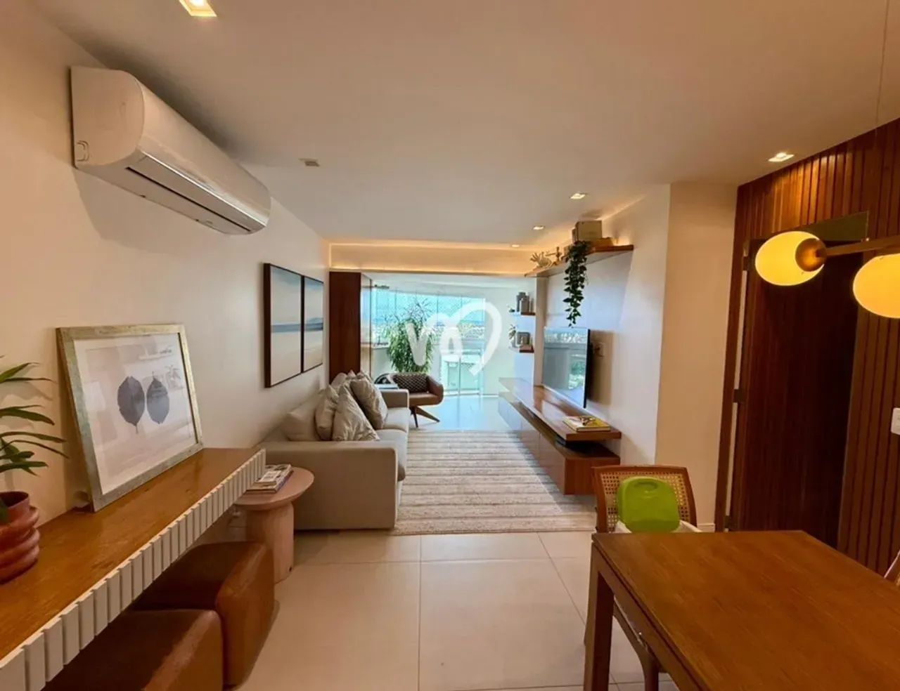 Furnished apartment with 4 bedrooms and 3 bathrooms