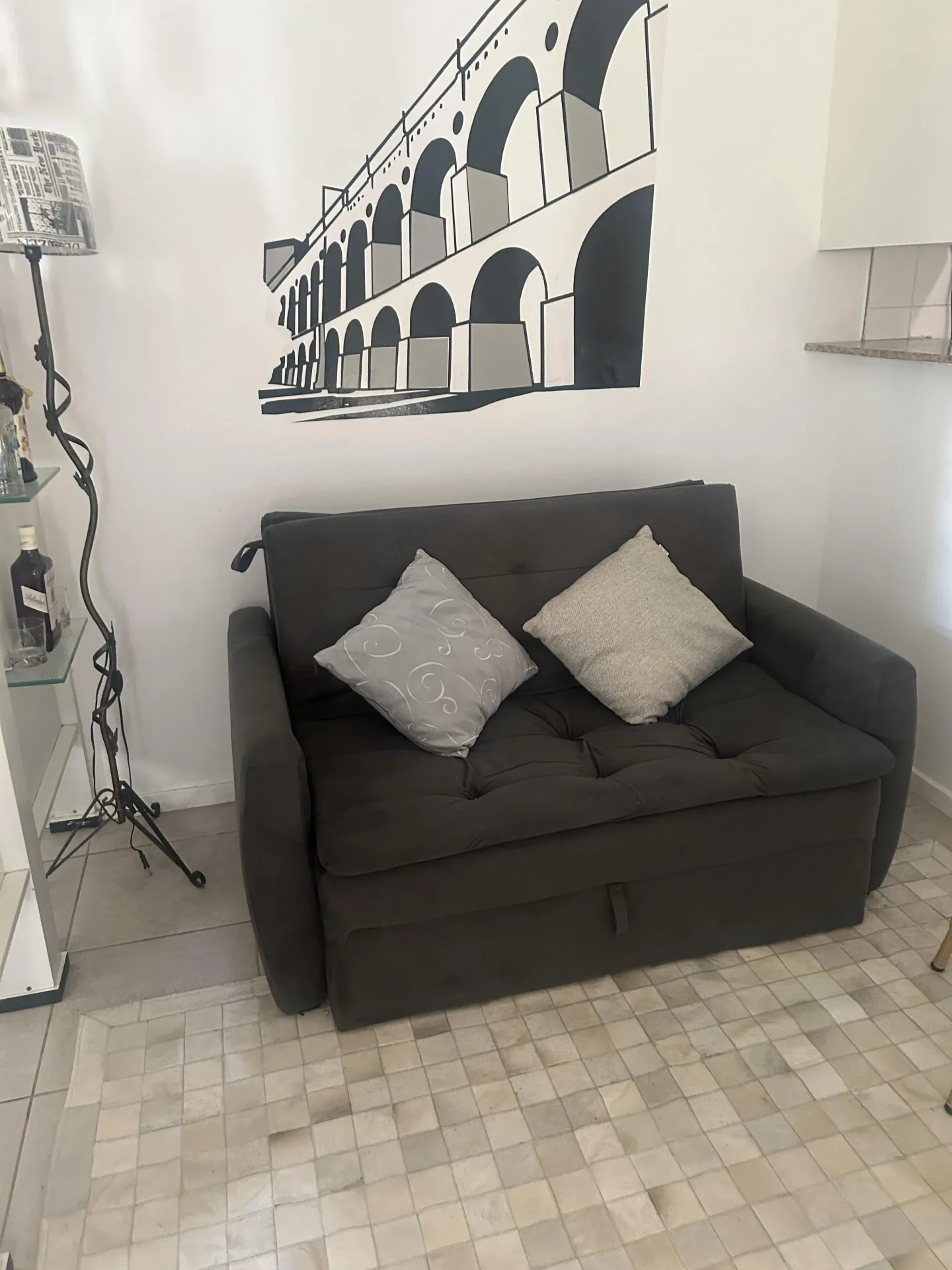 Apartamento mobiliado de 1 quarto em condomínio com sauna — photo 12