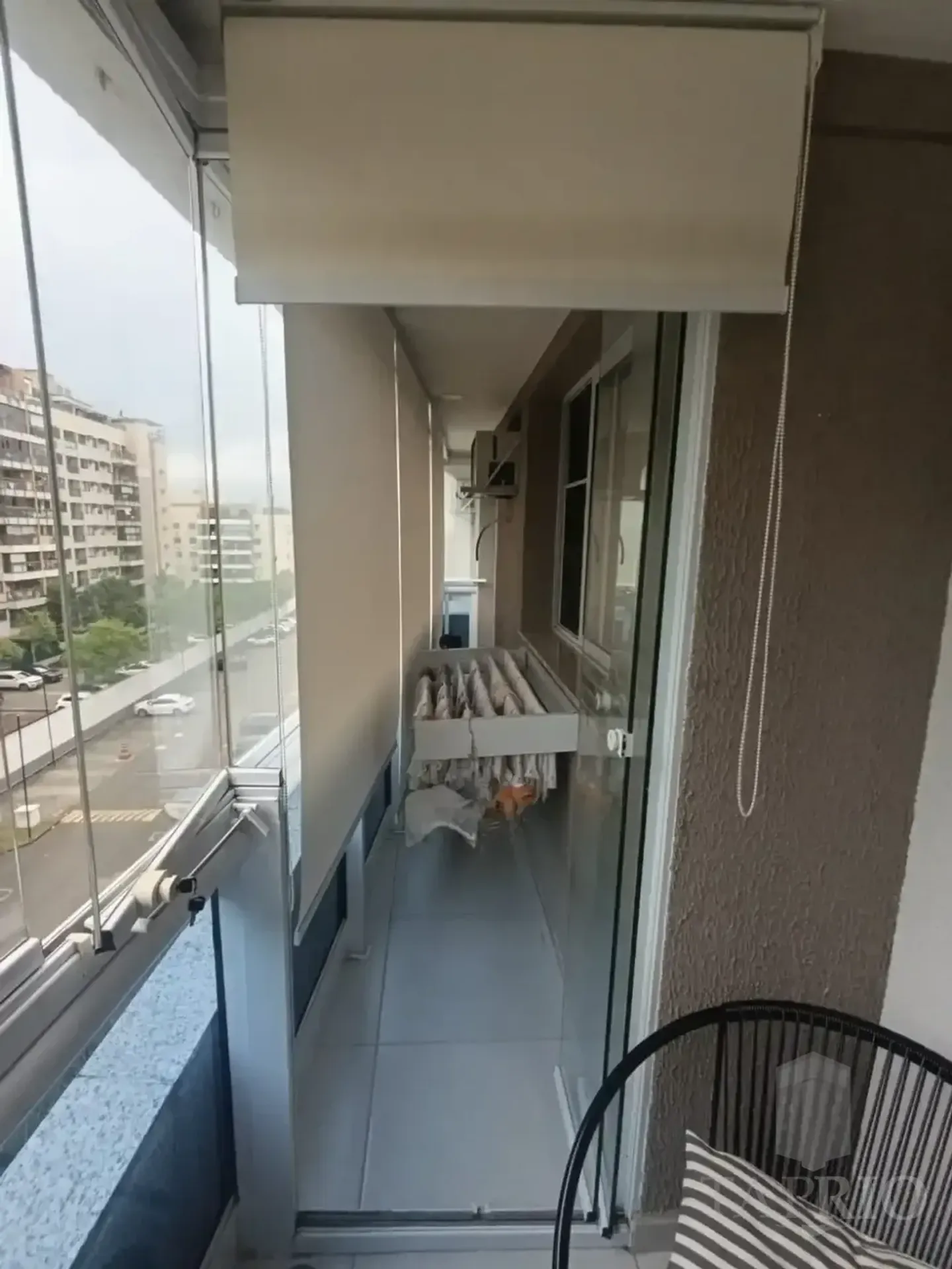 Glass-enclosed balcony in a 2-bedroom apartment, 69 m² — photo 14