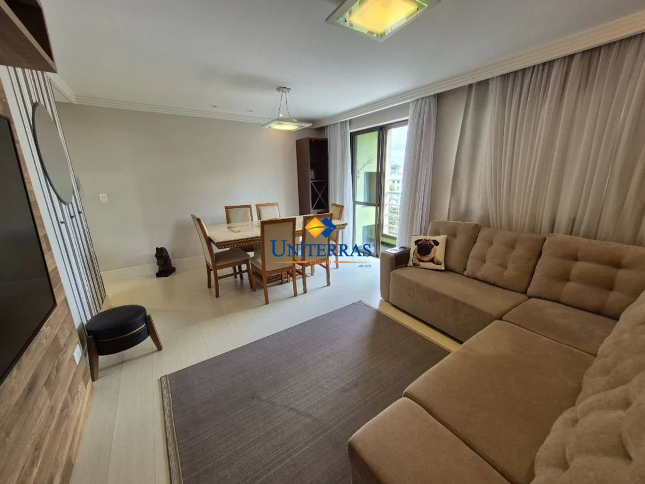Furnished apartment, 74 m², with a grill on the balcony — photo 13