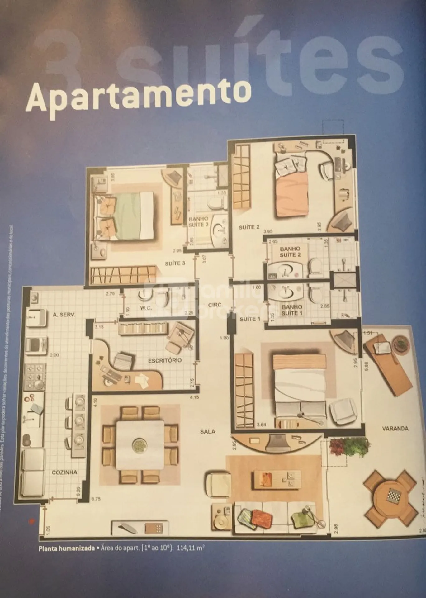 3-bedroom apartment with a home office — photo 18