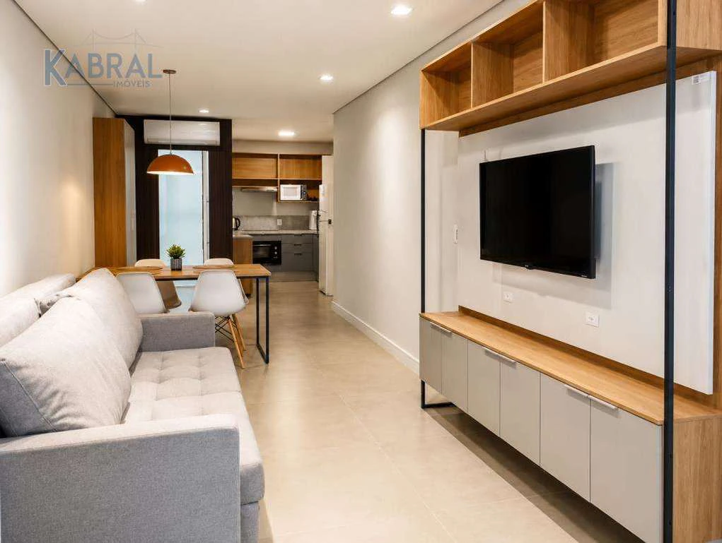 Furnished studio with open-plan kitchen and 900 m²
