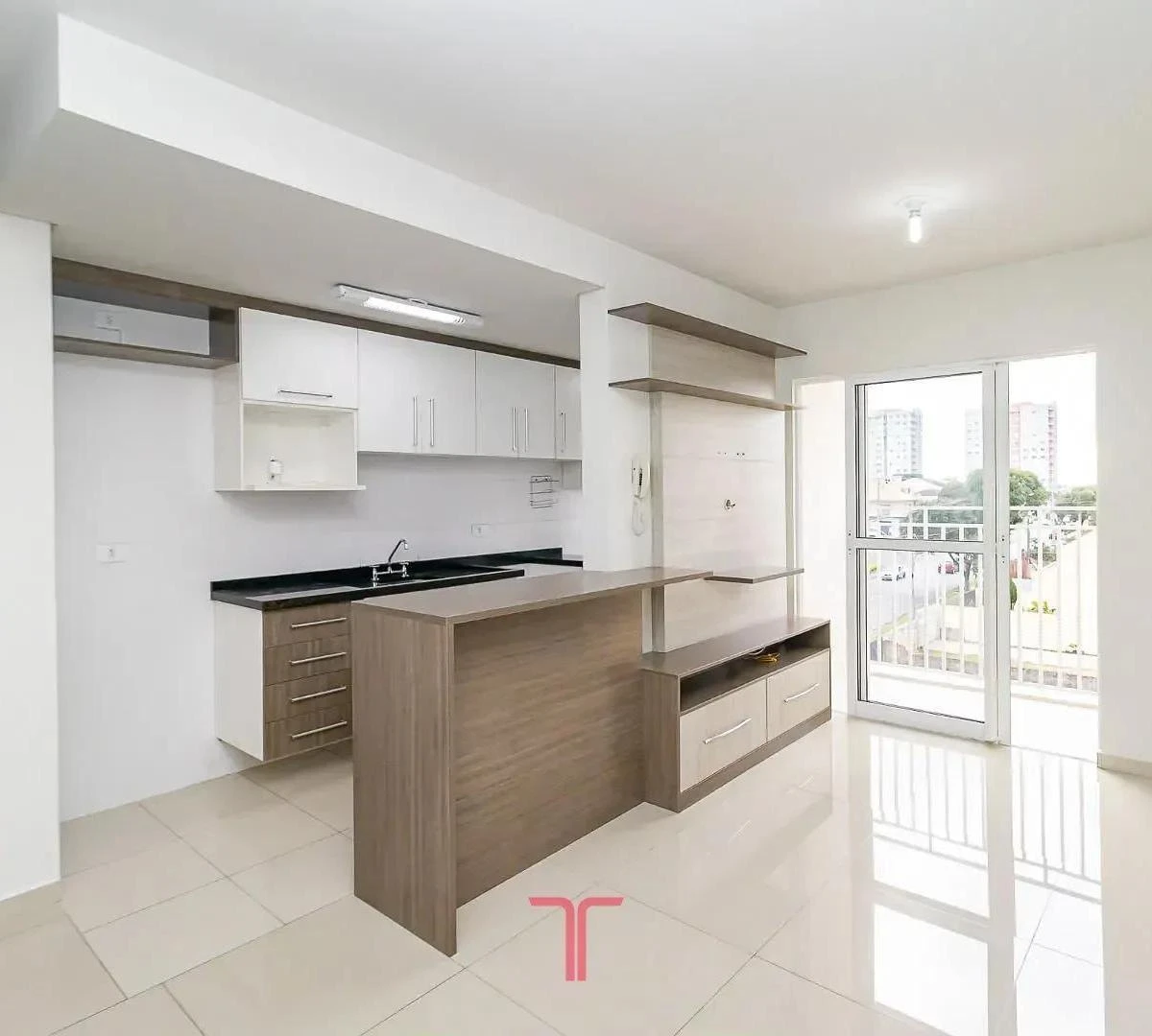 2-bedroom apartment, 1 with its own bathroom, 56 m²