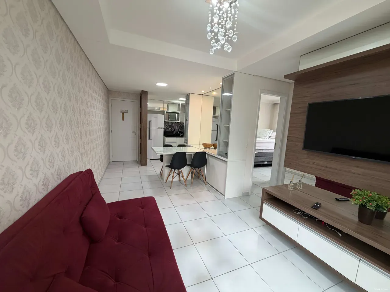 2-bedroom apartment in a building with a pool — photo 6