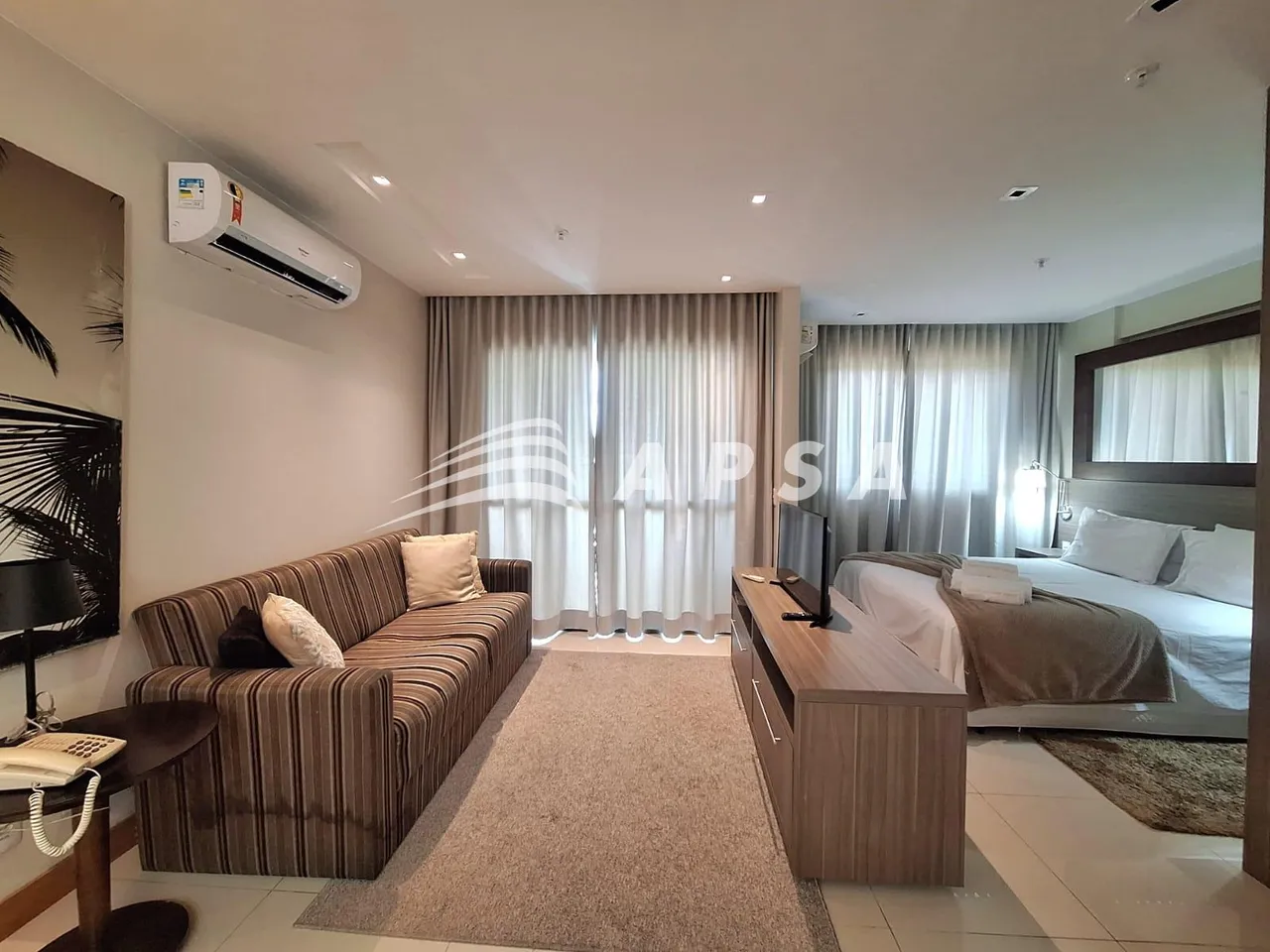 Apartamento mobiliado com cozinha integrada e ar-condicionado — photo 16