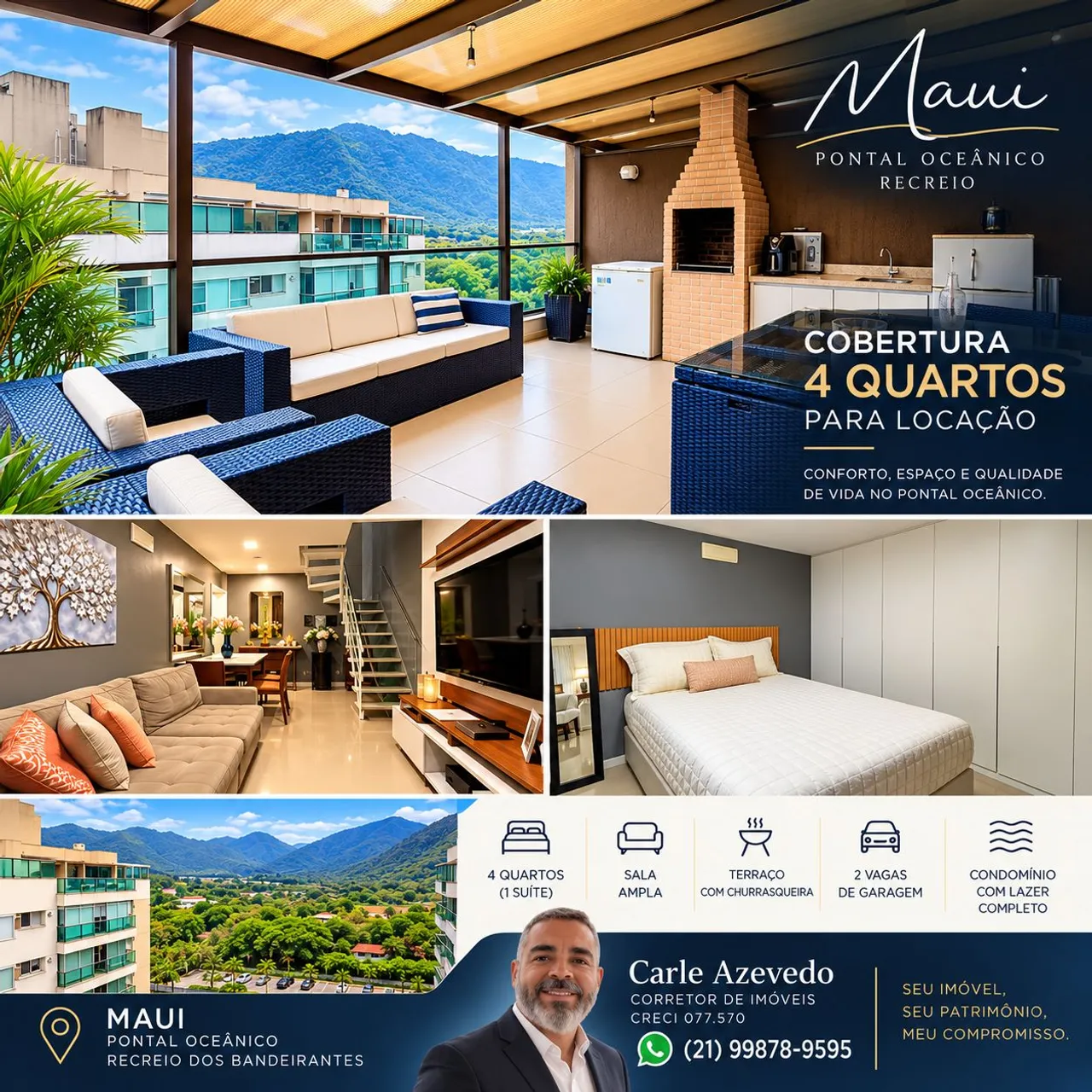 4 quartos e varanda gourmet: apartamento de 164 m² — photo 2