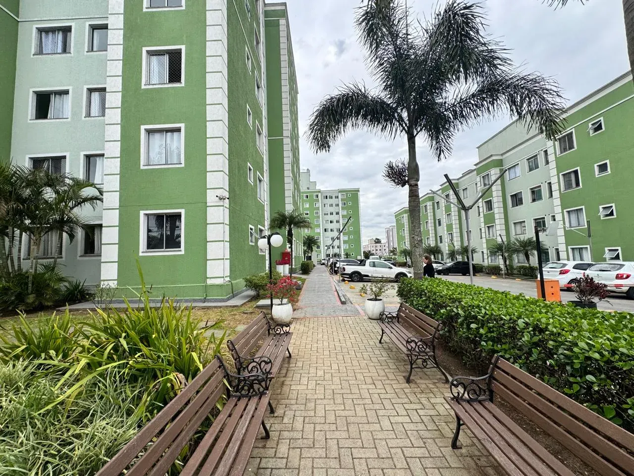 2-bedroom apartment with a washing machine in Curitiba — photo 11
