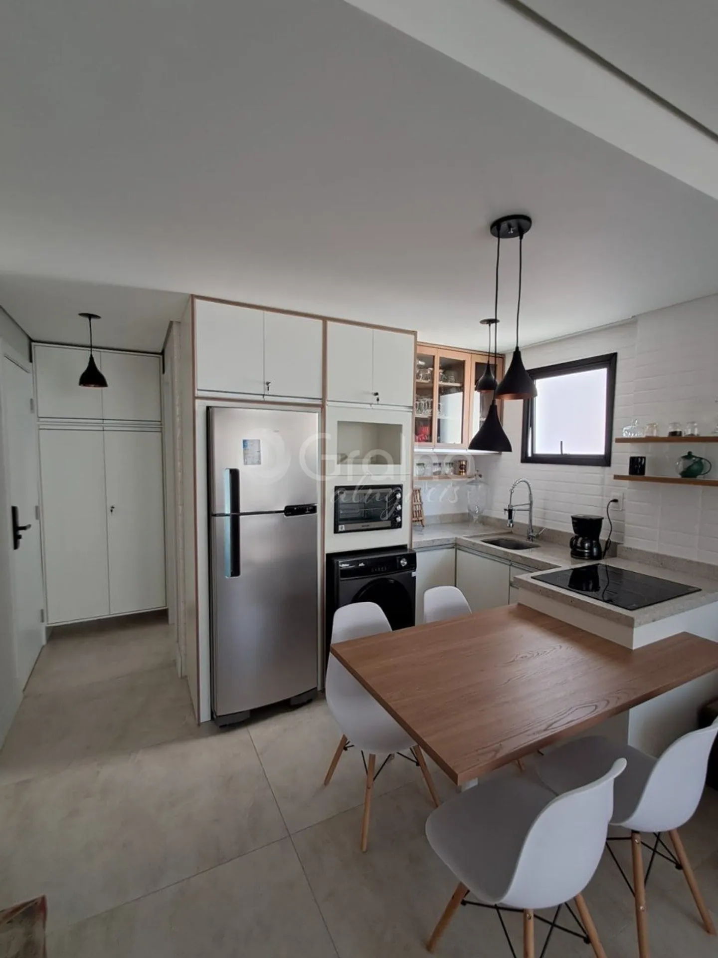 Меблированное студио 32 м² с кухней-американо — photo 4