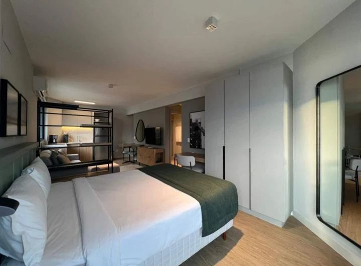 Furnished 42 m² apartment with an open-plan kitchen — photo 6