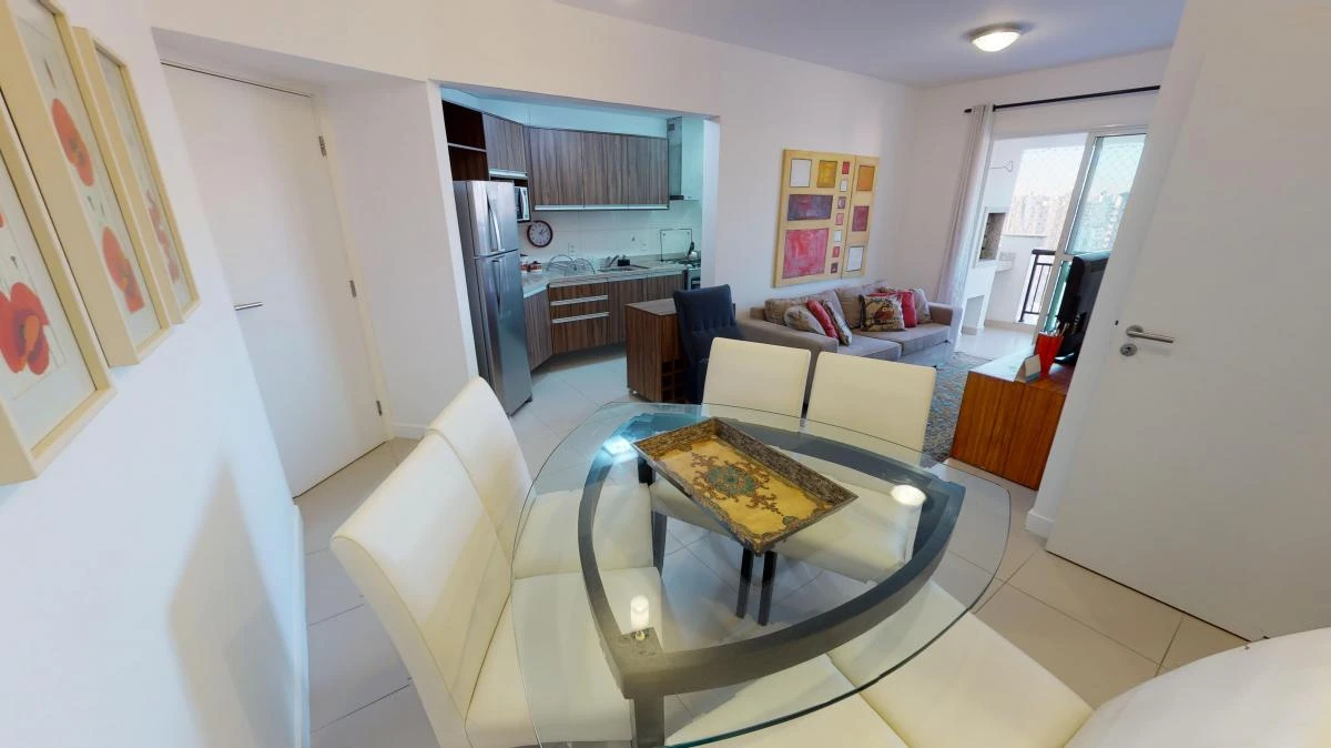 2-bedroom apartment with a washing machine in Curitiba — photo 21
