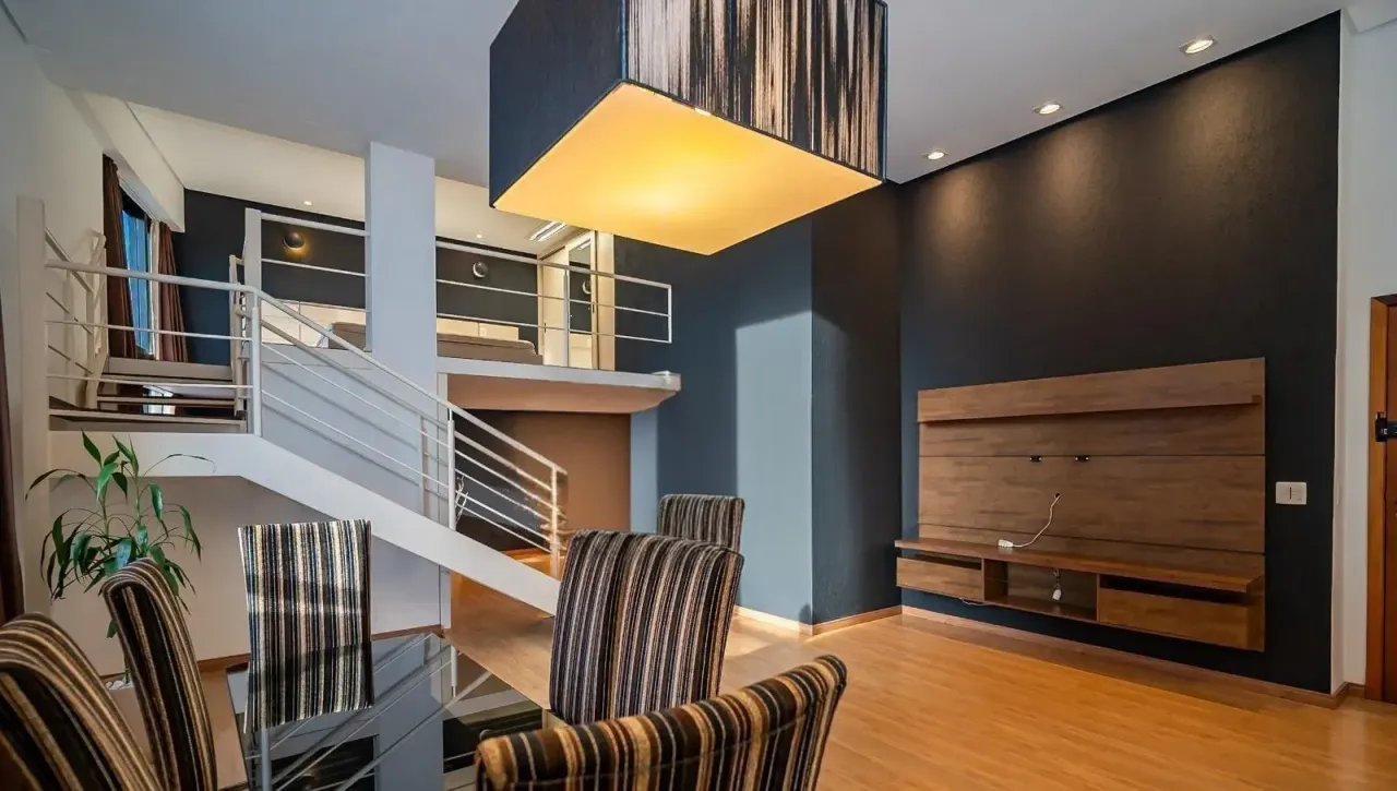 Furnished 1-bedroom apartment with 2 bathrooms