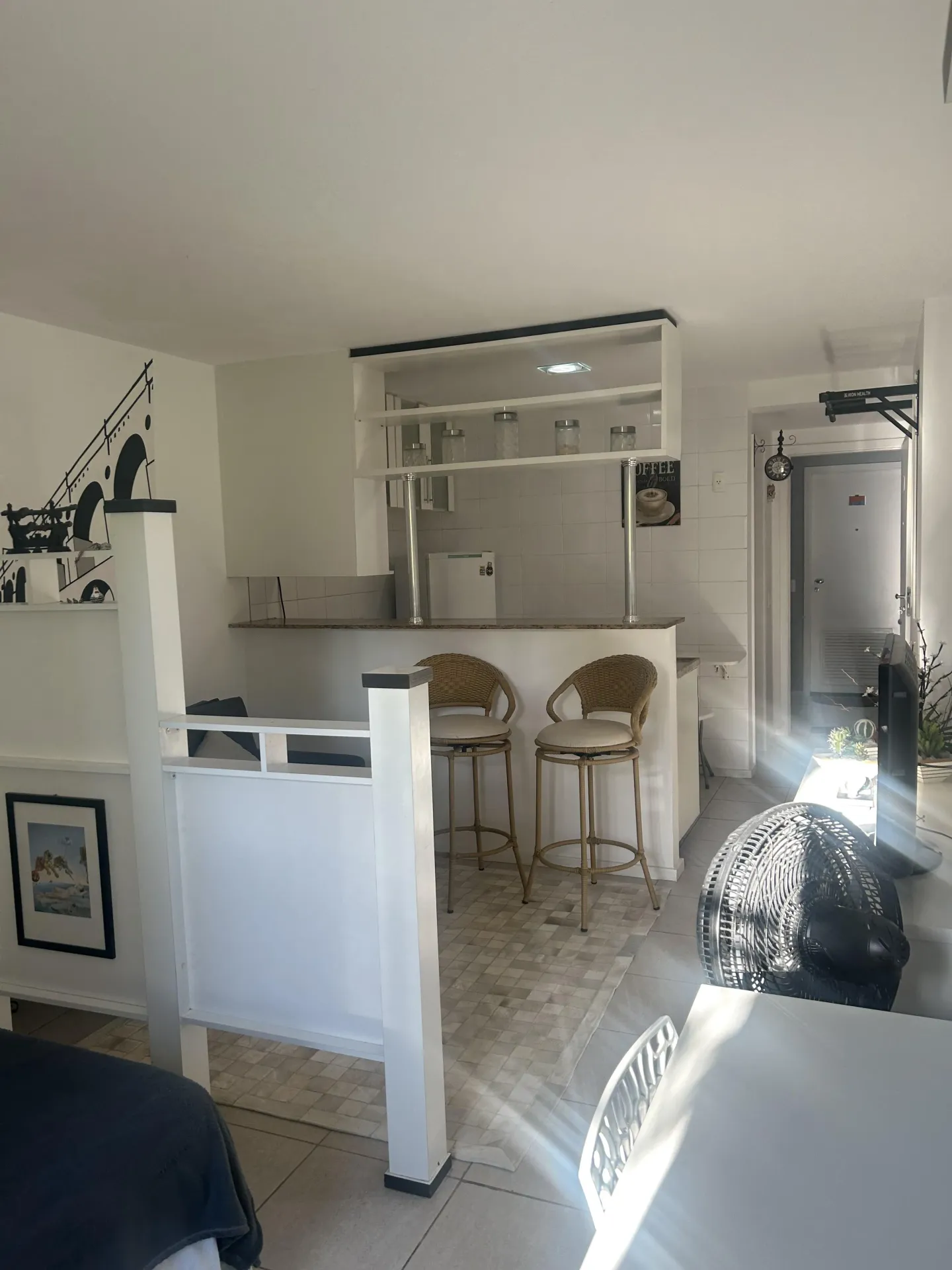 Apartamento mobiliado de 1 quarto em condomínio com sauna — photo 16
