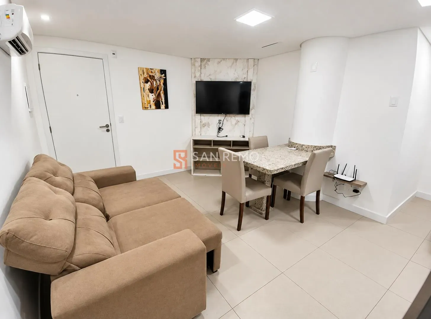 Washing machine in a one-bedroom apartment, 31 m²