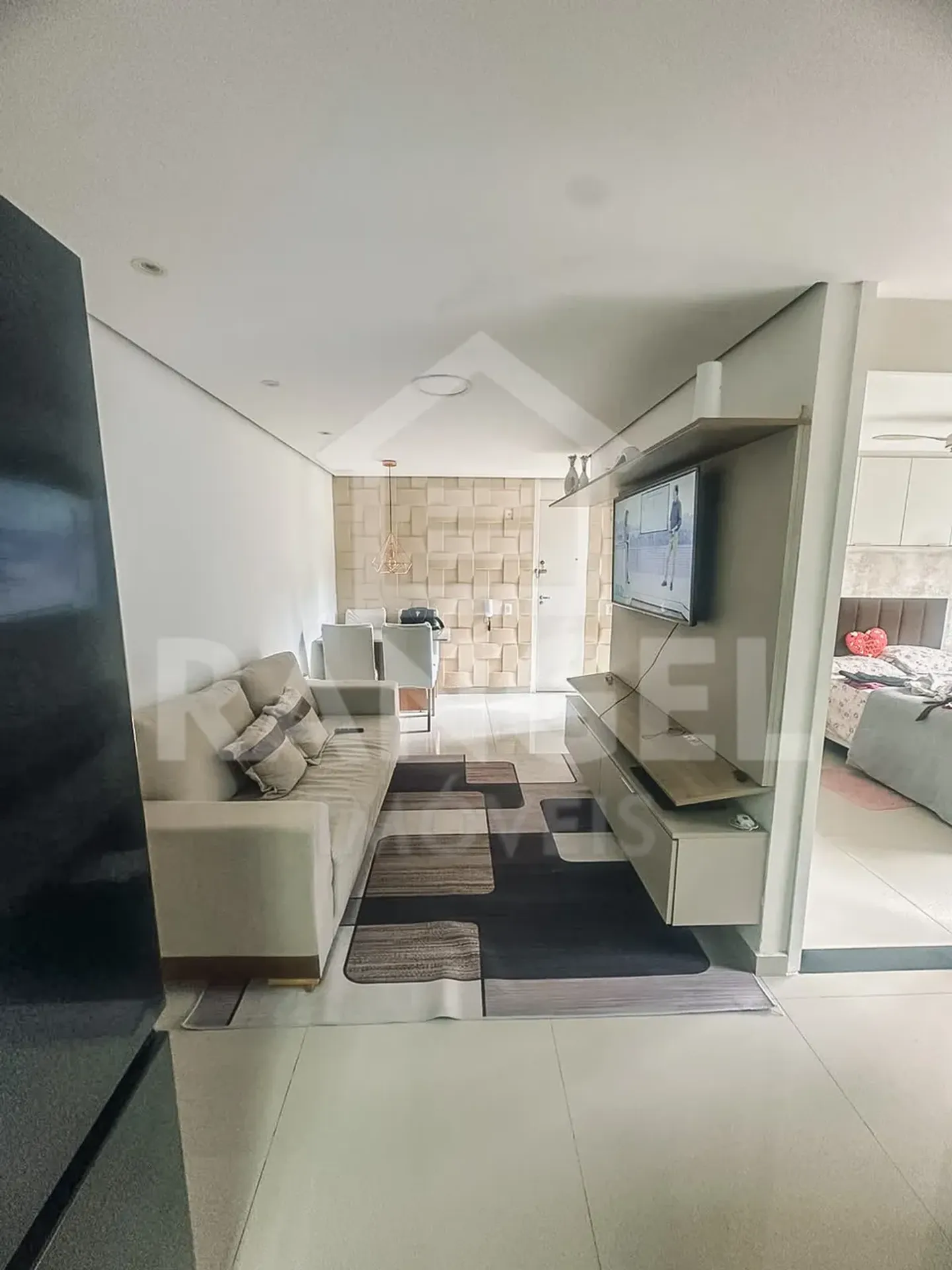 Washing machine in a 2-bedroom apartment, 60 m²