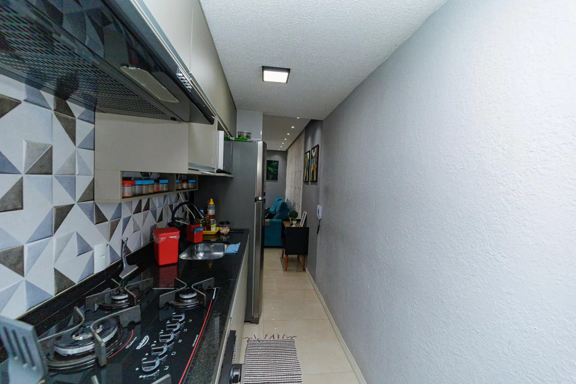 2-bedroom apartment in a building with a pool — photo 16