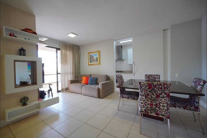 Furnished apartment with 2 bedrooms and 2 bathrooms