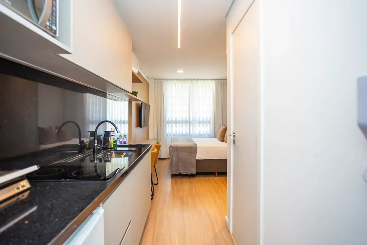 Apartamento mobiliado com 1 quarto e 1 banheiro — photo 3