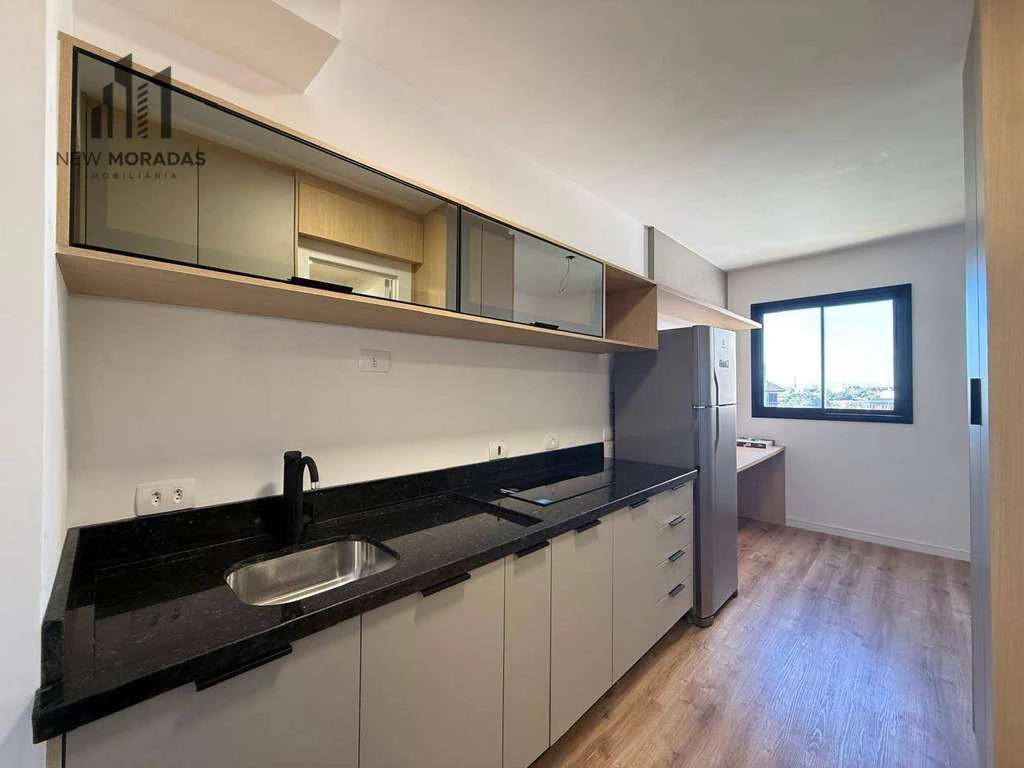 20 m² studio with open-plan kitchen and no parking