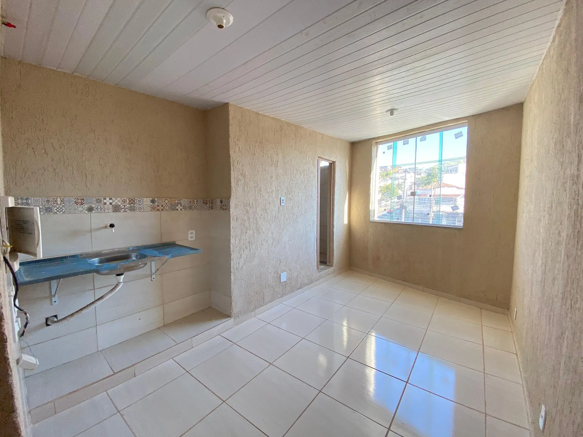 1-bedroom apartment with no parking, city-facing windows