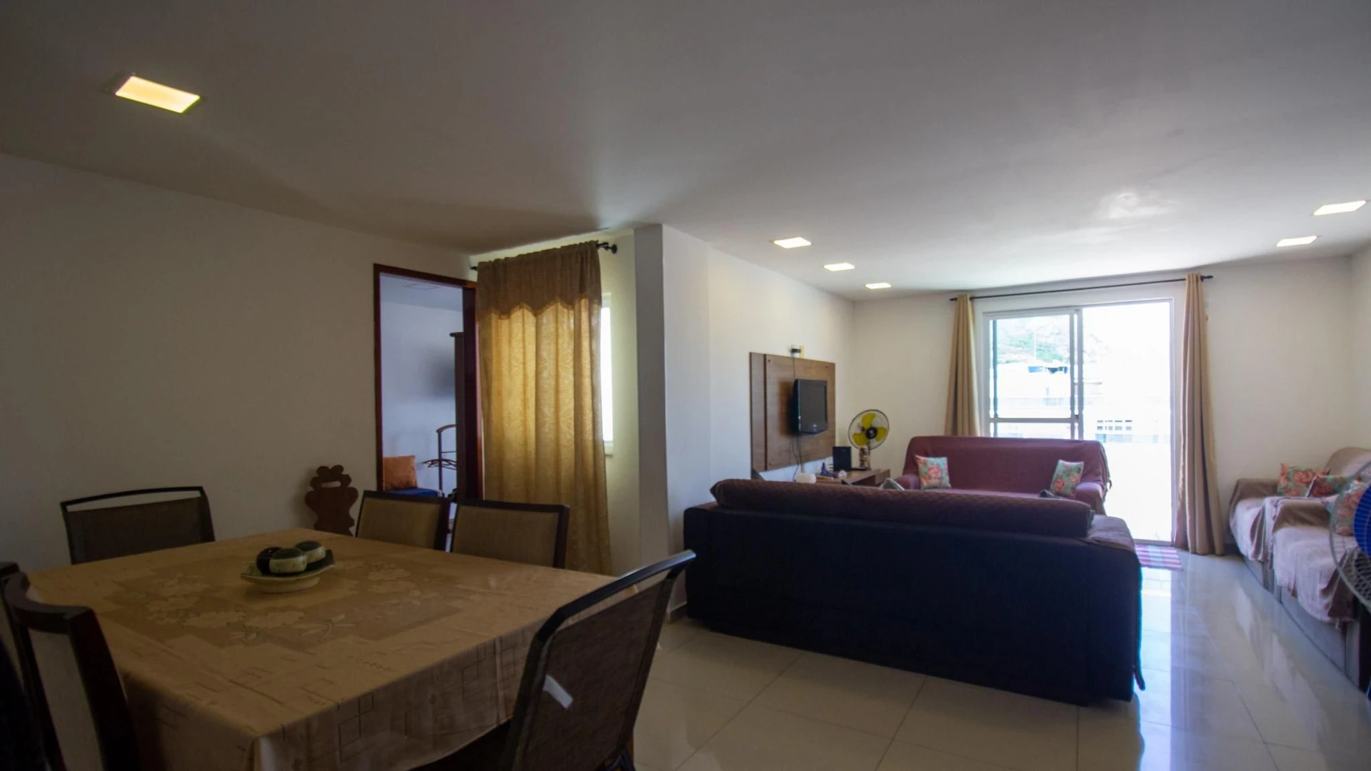 Apartamento mobiliado de 3 quartos com varanda e vista — photo 11